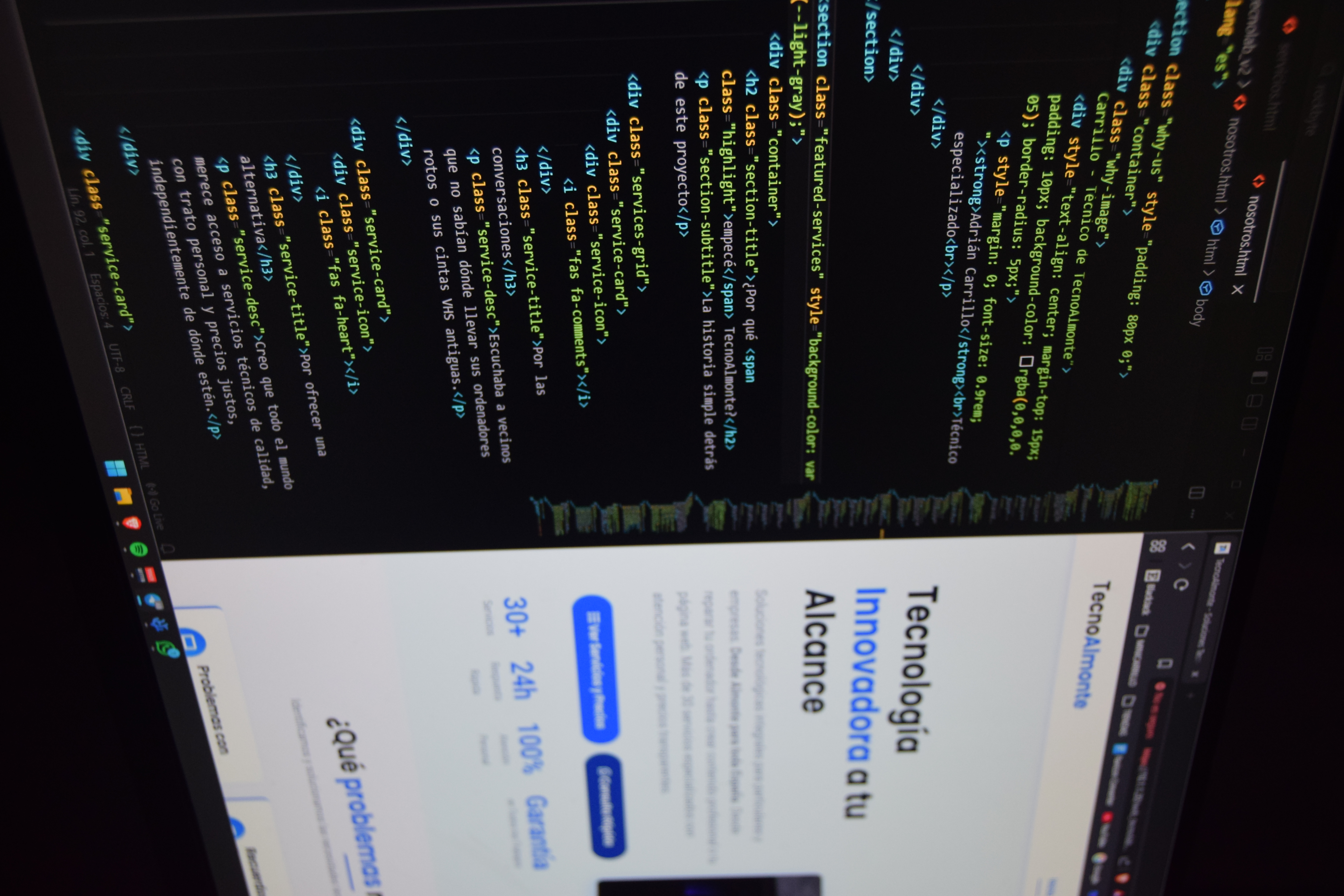Trabajando en TecnoAlmonte